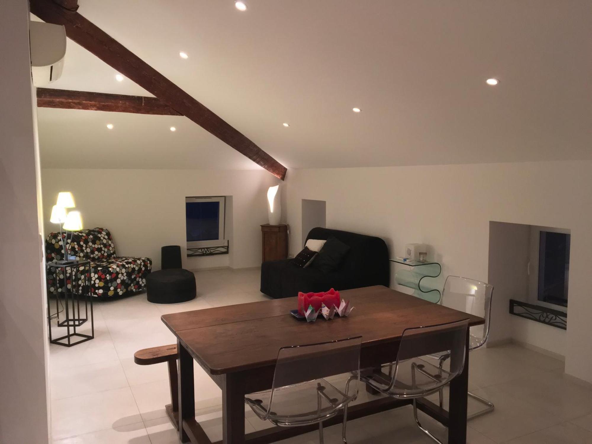 Grand Appartement Style Loft Bord De Mer Propriano  Exterior foto